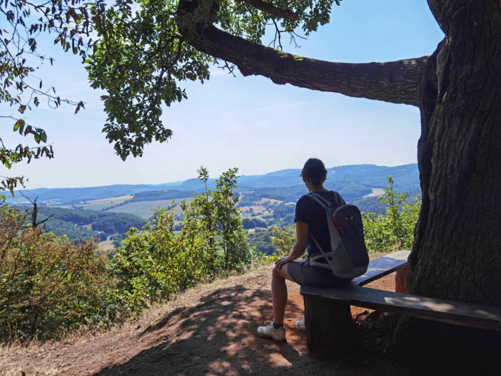 Zum Aussichtspunkt am Drachenstein in Eisenach wandern