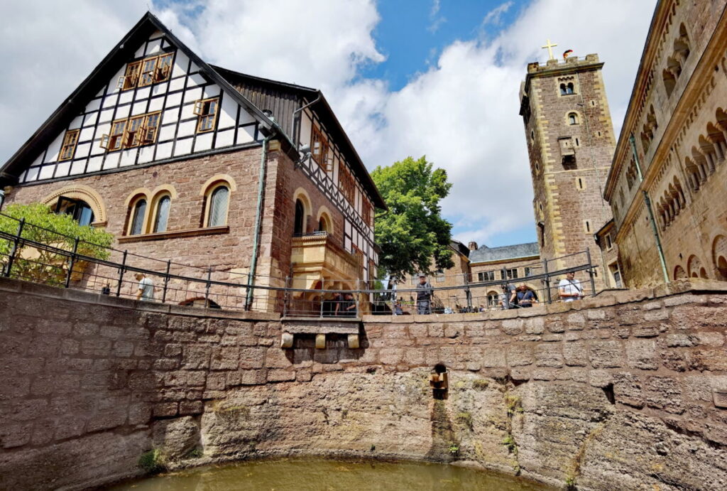 Der Innenhof der Wartburg Eisenach