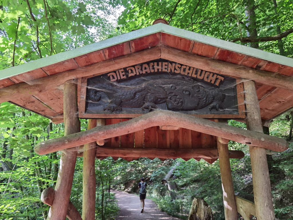 Drachenschlucht Foto vom Eingangstor in die Schlucht